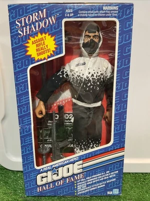"Figura de acción Hasbro 1992 GI JOE STORM SHADOW 12"" Salón de la Fama sellada de fábrica" Foto 1 de 4