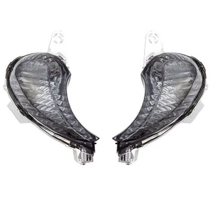 Smoke Front Turn Signal For Suzuki GSXR Euro Light 1300 08-19 Busa NoCut Marker - Picture 1 of 2