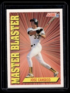 1991 Score Jose Canseco Oakland Athletics #1