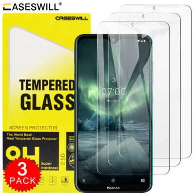 For Nokia C10 C20 G10 G20 X10 X20 Premium Clear Tempered Glass Screen Protector - Image 1 of 4