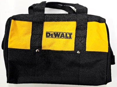 Dewalt Tool Bag W/ RAILS Case 13" x 10" x 9" Canvas For 20V Drill, Battery, Saw - Image 1 of 3