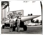 Lg6 1962 Orig Photo Us Army Sergeant Missle Biscayne Blvd Homestrad Afb Florida