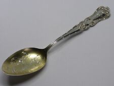 Antique Baker Manchester Sterling Silver Souvenir Spoon Hutchinson Minn 1902
