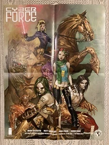 Cyber Force (Top Cow) Promo Poster 2012 Never Displayed - Picture 1 of 1