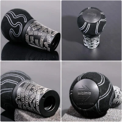 MOMO ULTRA BLACK EDITION Manual Car Gear Stick Shift Knob - Image 1 of 4