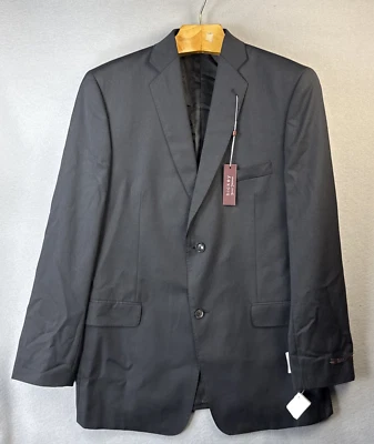 Blazer Hickey Freeman Niños 22 R Negro Lana Abrigo Deportivo Boda Graduación Nuevo con Etiquetas Foto 1 de 4