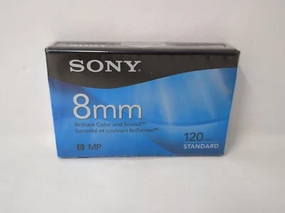 Sony 8mm Standard 120 Min Video Cassette Tape Blank NEW SEALED - Image 1 of 4