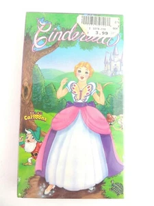 Cinderella Color Cartoons (Three tales) 1990 VHS United American Video Sealed - Picture 1 of 3