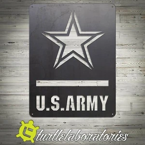 Dekorative US Army Plakette Metall Wandbild hängend Wohndeko - Bild 1 von 6