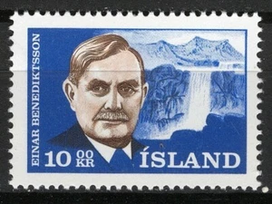 Islandia 1965, 10 Kr 25 aniversario muerte Einar Benediktsson en estado bastante bueno MNH, Mi 397 2,8 € - Imagen 1 de 1