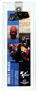 2008 Indianapolis GP Motorrad Rennen Beschallungsadresse ID Abzeichen mit Clip - Bild 1 von 2