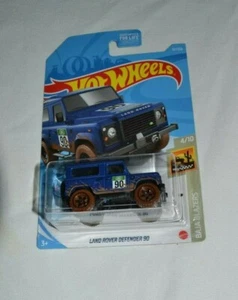 HOT WHEELS 2021 BAJA BLAZERS 4/10 - LAND ROVER DEFENDER 90 BLUE - Bild 1 von 3