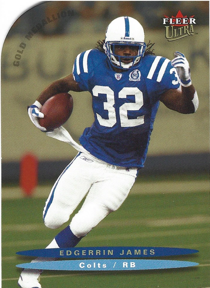 2003 Fleer Ultra🏈Edgerrin James🏈Card #46 🔥Gold Medallion🔥 - Image 1 of 1