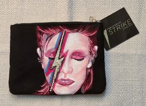 Bolsa de maquillaje Artista pintada a mano ÚNICA EN SU CLASE - Urban Decay Strike David Bowie retrato - Imagen 1 de 3
