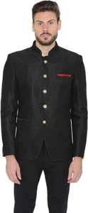 Blazer Para Hombre Rayón Fiesta/Festivo Indio Jodhpuri Grandad Bandhgala - Talla 36 - Imagen 1 de 5