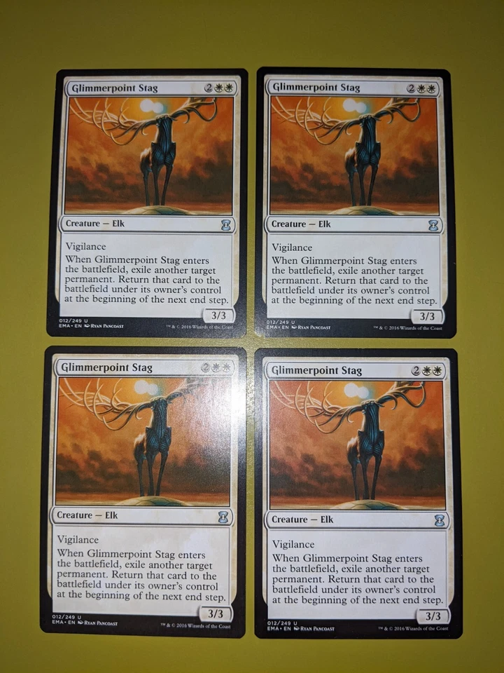 Glimmerpoint Stag x4 Eternal Masters 4x Playset Magic the Gathering MTG  - Image 1 of 1