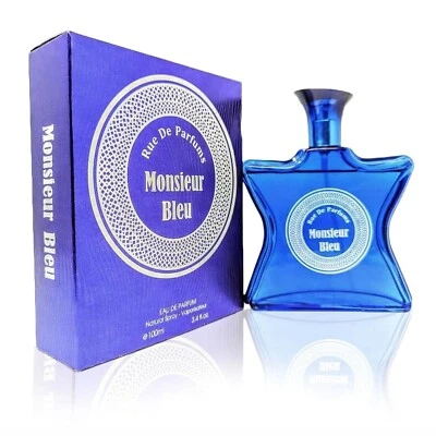 Monsieur Bleu PERFUME Colonia HOMBRE Fragancia de Larga Duración 3.4 OZ Regalo PERFUME Foto 1 de 4
