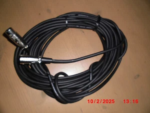 Professional Mikrofonkabel XLR-XLR Metall 7,5m benutztes Notfallkabel Reserve - Bild 1 von 2