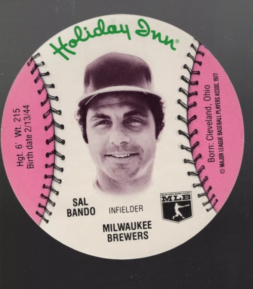 B4885- 1977 Holiday Inn Discs Baseball Cards 1-70 -You Pick- 15+ FREE US SHIP - Image 1 of 1