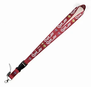 Qatar National Football Soccer Team Maroons Detachable Neck Lanyard - Picture 1 of 2
