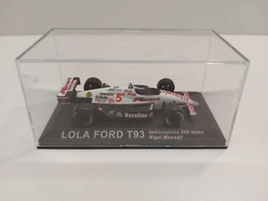 Indycar Lola Ford 93T Nigel Mansell Indianapolis 1993 Altaya 1:43 con Box - Foto 1 di 6