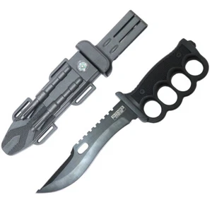 Defender-Xtreme 13" Hunting Knife Stainless Steel Blade With Sheath Fire Starter - Picture 1 of 1