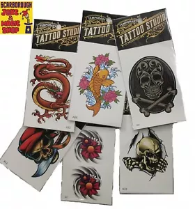 1x Temporary Tattoo Water Transfer ~ Classic Kids Teens Retro Novelty ~ Gift - Picture 1 of 4