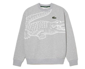 Herren Lacoste Sweatshirt grau Pullover mit Logo - Größe XXL - Bild 1 von 6