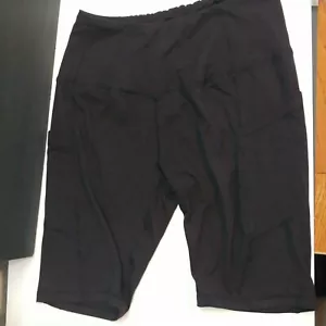 Womens exercise clothing, compression shorts with pocket. High waisted. Large - Picture 1 of 4