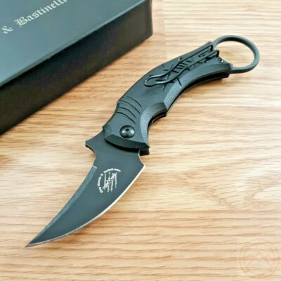 Bastinelli Creations Mako Folding Knife 2.75" D2 Tool Steel Blade Nylon Handle - Image 1 of 4