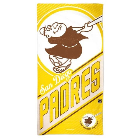 San Diego Padres MLB 30" x 60" Throwback Beach Towel Wincraft Cover