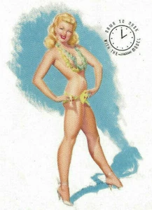 West Palm Beach FL- KODAK The Photo Shop-Sexy Blonde Pinup Bikini Blotter - Picture 1 of 5