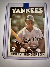 1986 Topps RICKEY HENDERSON #500
