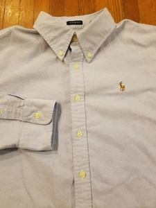 Ralph Lauren Blue Label Classic Fit Dress Shirt Men's Size 16 - Picture 1 of 4