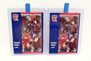 Patrick Ewing #33 Rare 1991 All Star NY Knicks Fleer NBA Basketball Card (2)