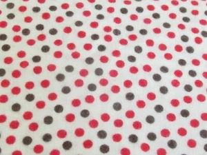 Erin Michael MODA Flannel Polka Dot Fabric BTHY half yard - Picture 1 of 2