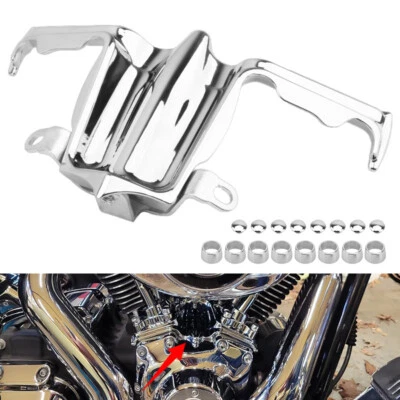 Chrome Tappet /Lifter Block Accent Cover For Harley Touring Dyna Twin Cam Engine - Image 1 of 4