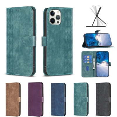 Leather Wallet Rhombus Printing Stand Phone Case For Nokia C12 G22 G21 C22 C32  - Image 1 of 4