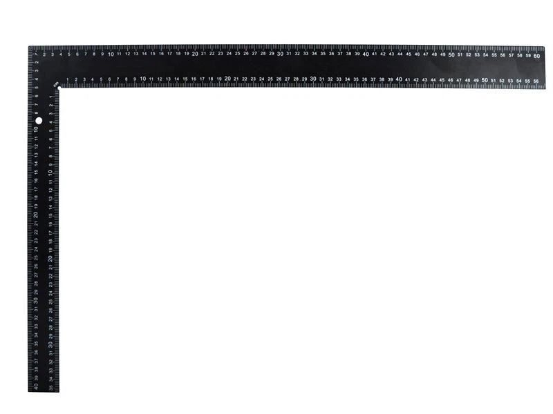 Faithfull Escuadra de Acero Negro para Techos 400x600mm - Imagen 1 de 1