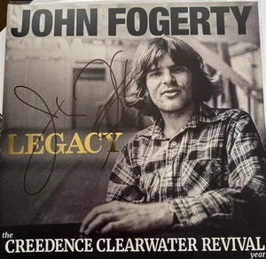John Fogerty signed Legacy Creedence Clearwater Revival vinyl Official Merch - Picture 1 of 7