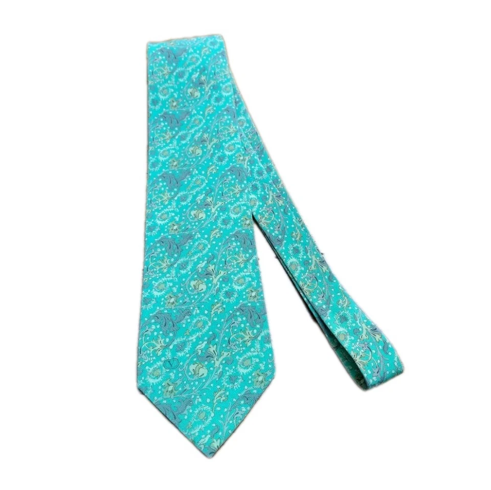 Gravata de seda VALENTINO feita na Itália - Imagem 1 de 4