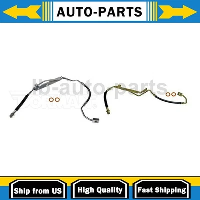 Manguera de freno delantera 2x para Dodge Dakota 1997-2002 tracción trasera Dodge Durango 1999 tracción trasera Foto 1 de 4