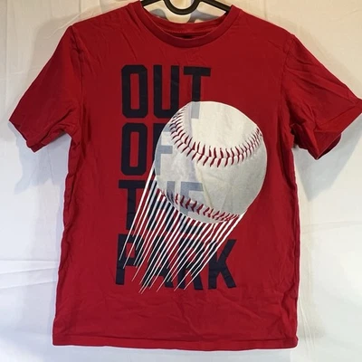 Place мальчиков большой 10/12 красный футболка бейсбол коротким рукавом детей TCP футболка графический - Изображение 1 из 4
