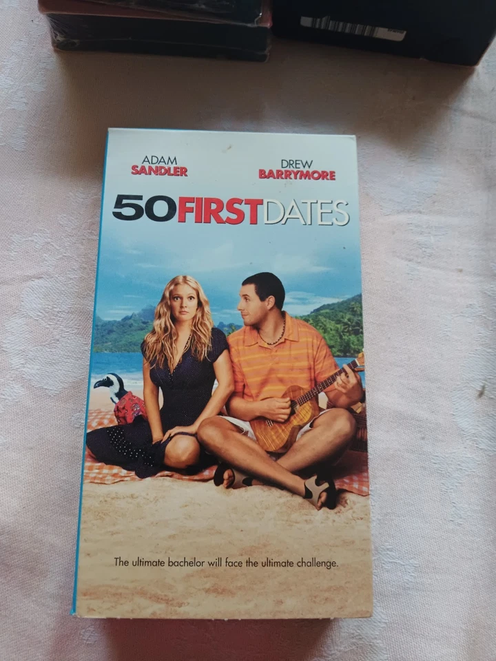 50 First Dates (VHS, 2004) Starring Drew Barrymore and Adam Sandler PG 13 - Image 1 of 1