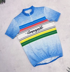 Maglia ciclismo vintage Giessegi Campagnolo UCI 1/4 zip taglia 4 - Medium - Foto 1 di 12
