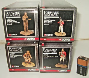 Reduzierter Start Räumungsverkauf, X4 Forward March Figuren aus der Geschichte in 54mm - Bild 1 von 4