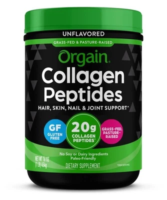 Hydrolyzed Collagen Peptides Powder | 20g Grass-Fed Protein for Men & Women - Image 1 of 4