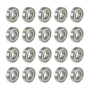 Cuscinetti a Sfere a Scanalatura Profonda Z2 10X22X6mm Schermatura Carbonio 20pz - Photo 1 sur 4