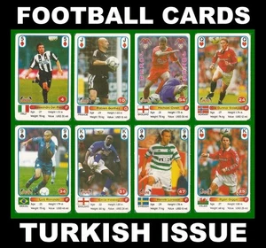 AKAS - Football Stars 2002 Turkish Issue (Green Back) Football Cards - Picture 1 of 28