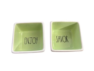 Cuencos RAE DUNN Savor And Enjoy nuevos Foto 1 de 3